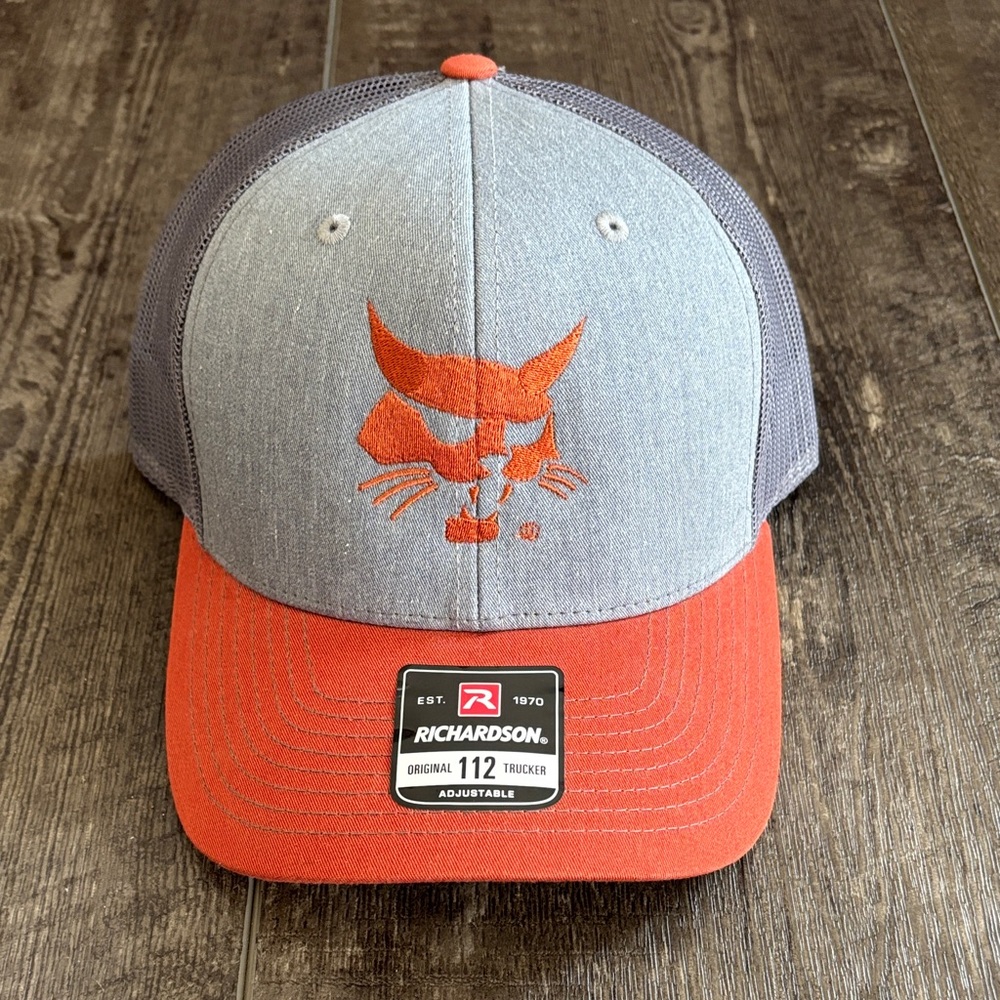 Bobcat Gray & Orange Richardson Trucker Hat